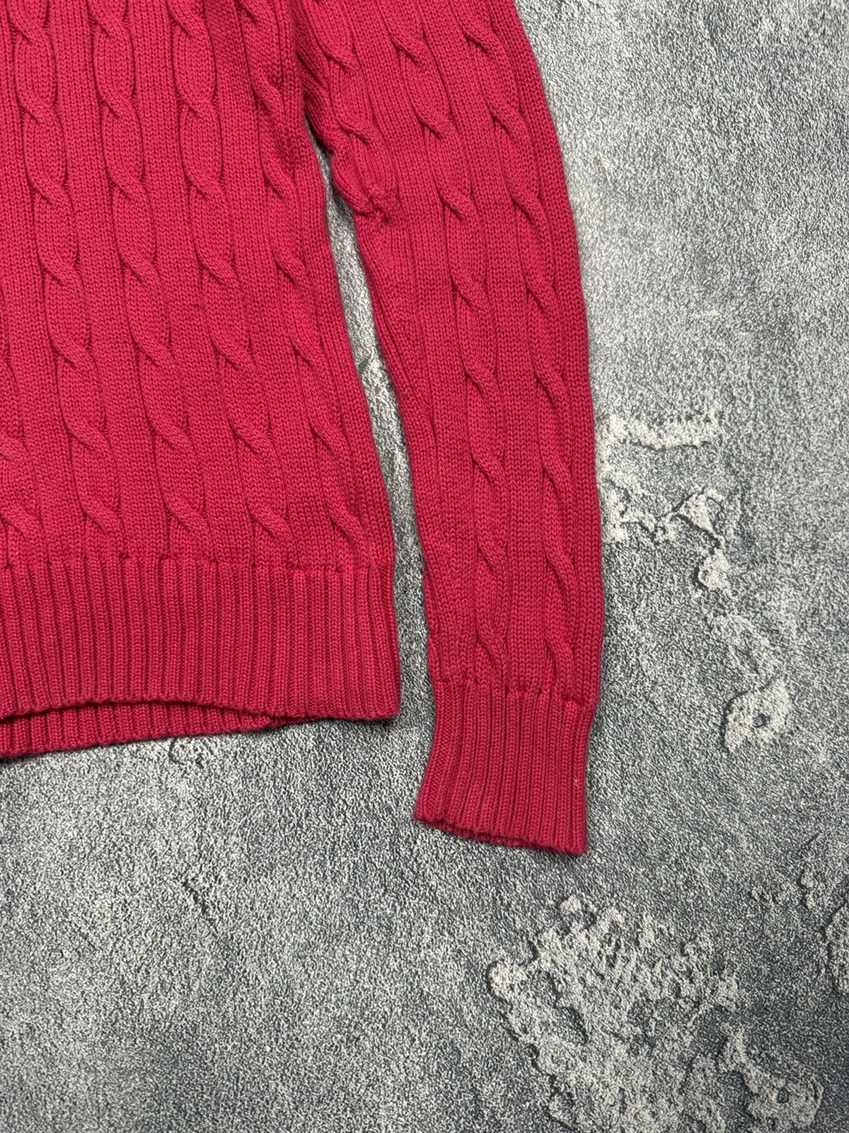 Kanye West Kanye West Pink Ralph Lauren Cable Knit Sweater Size M / US 6-8 / IT 42-44 - 5 Thumbnail