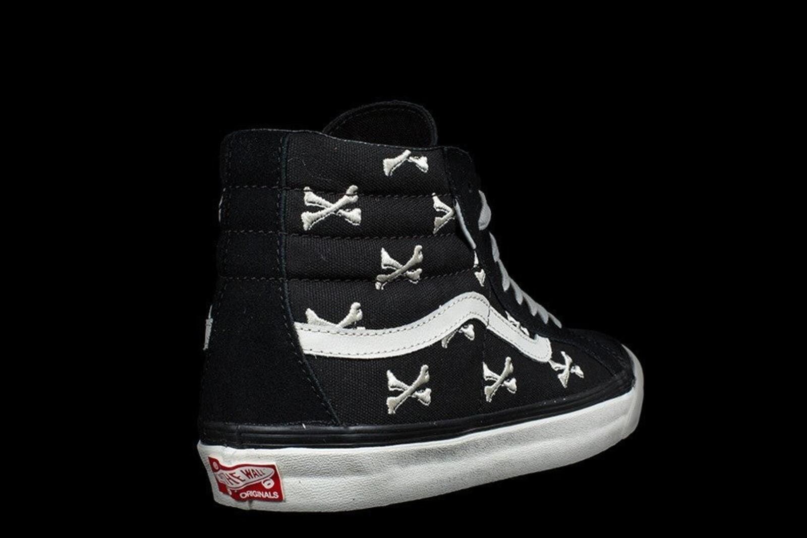 Vans Vans Vault WTAPS OG Sk8-Hi LX Bones Black US6 Size US 6 / EU 39 - 4 Thumbnail