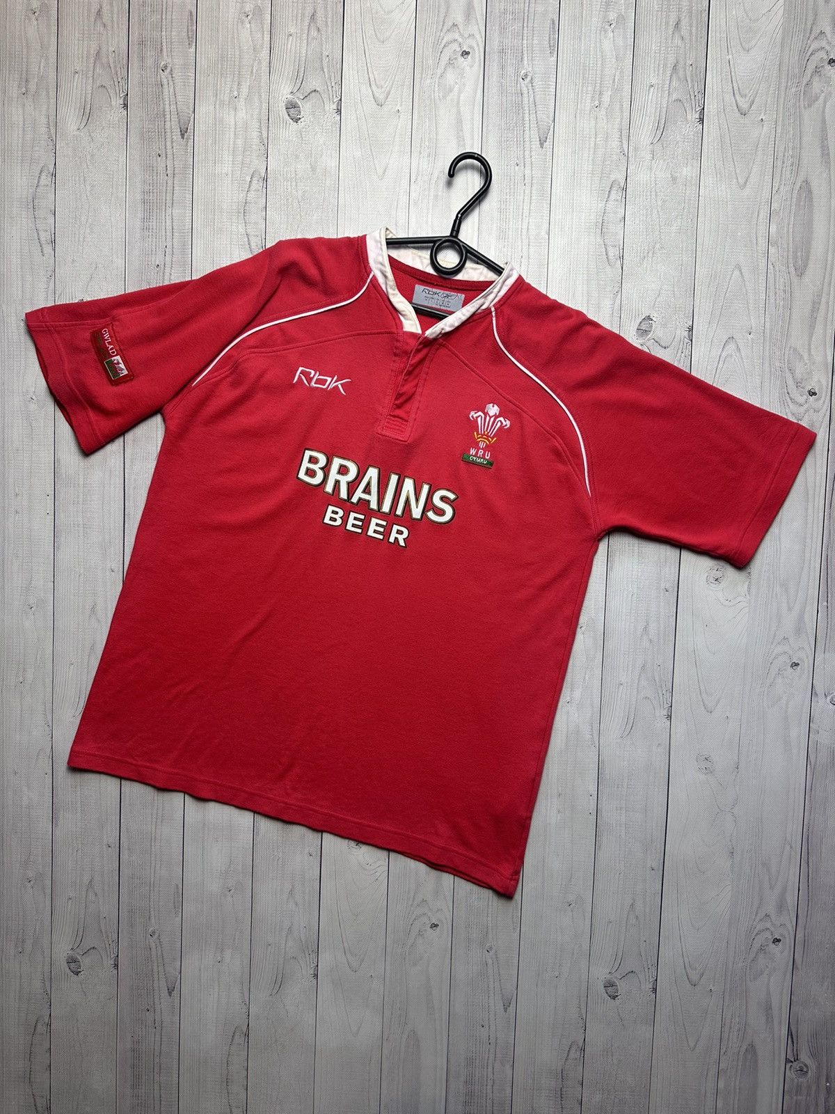 Reebok × Vintage Vintage rugby jersey wales rugby Reebok Size M Size US M / EU 48-50 / 2 - 1 Thumbnail