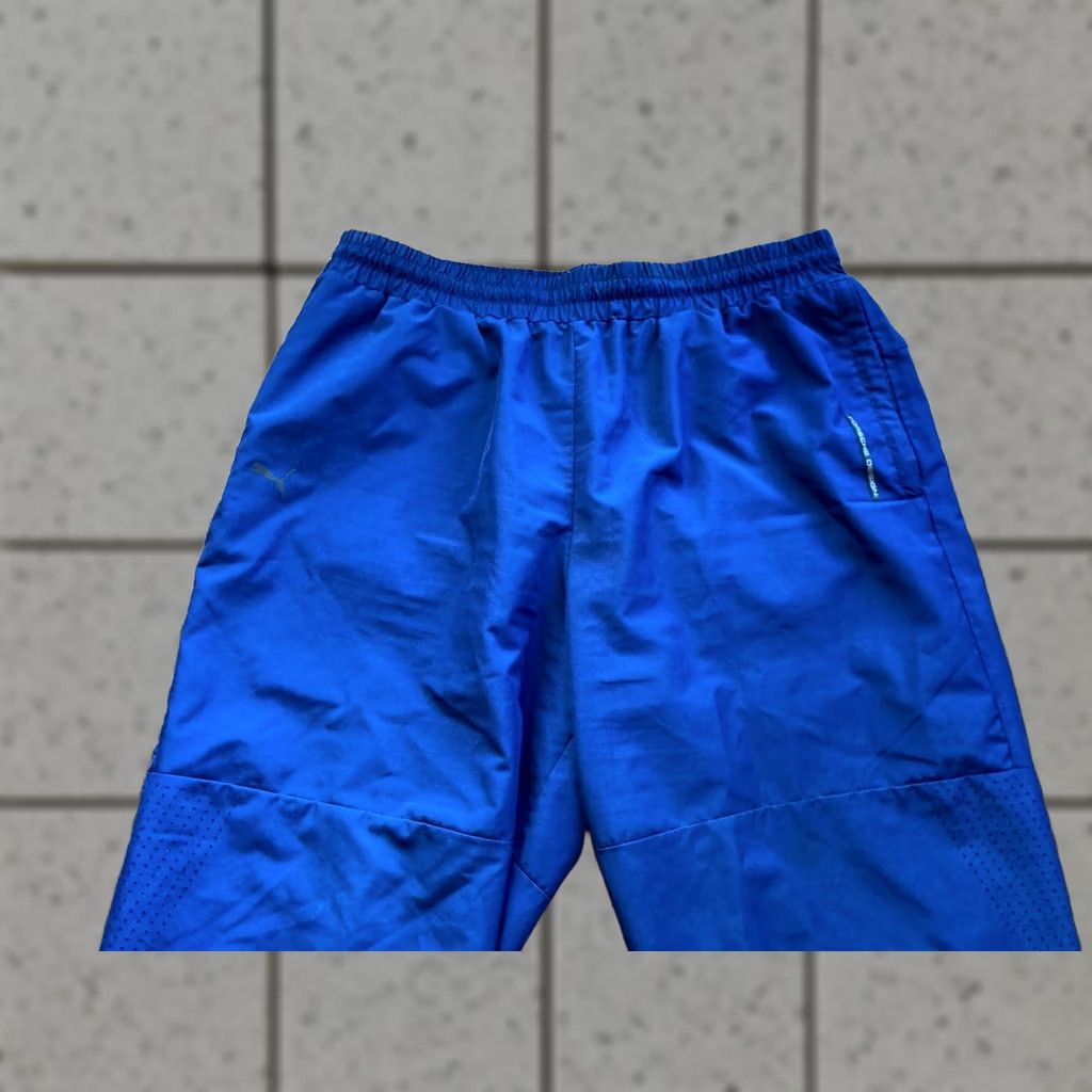 Puma Porsche Design x PUMA Sweatpants Mens Size Large Blue Lined Drawstrings Joggers Size US 33 - 1 Thumbnail