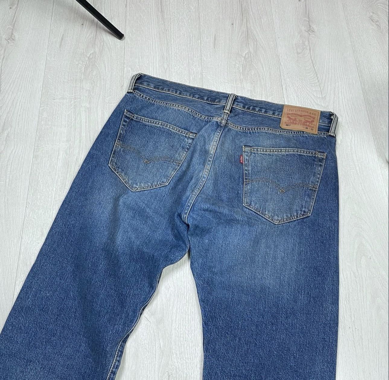 Levi's Levis 501 Jeans Mens Size W36 L32 Size US 36 / EU 52 - 6 Thumbnail