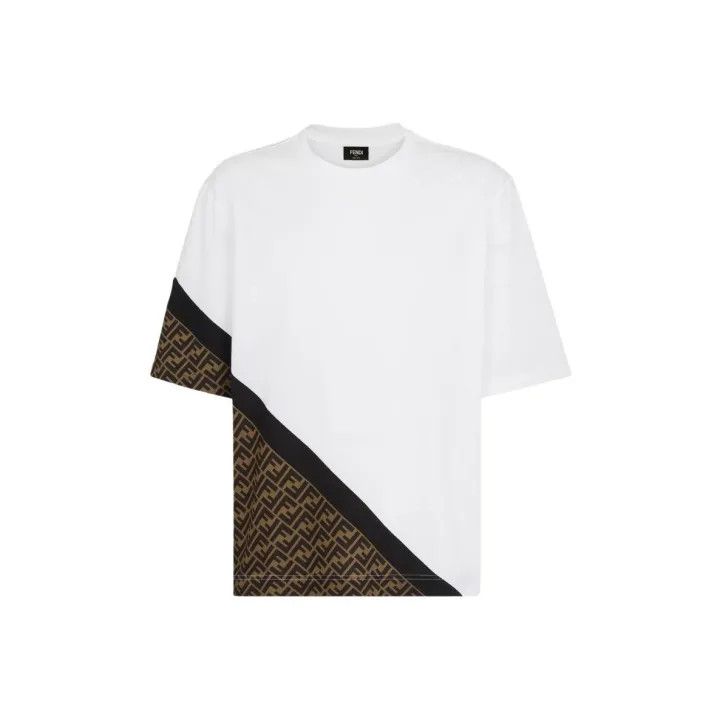 Fendi FENDI SS23 Logo Round Neck T-shirt for Men 0079 Size US S / EU 44-46 / 1 - 1 Thumbnail
