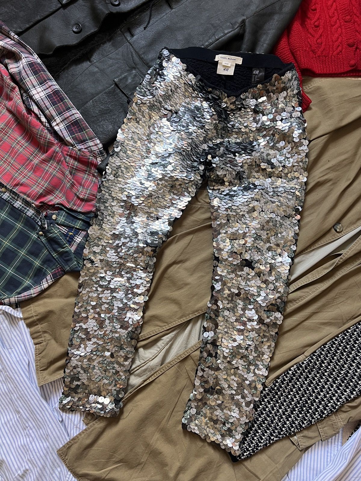 H&M × Isabel Marant Isabel Marant X H&M Pour Mermaid Leggings Stretching Pants Size 28" / US 6 / IT 42 - 1 Thumbnail