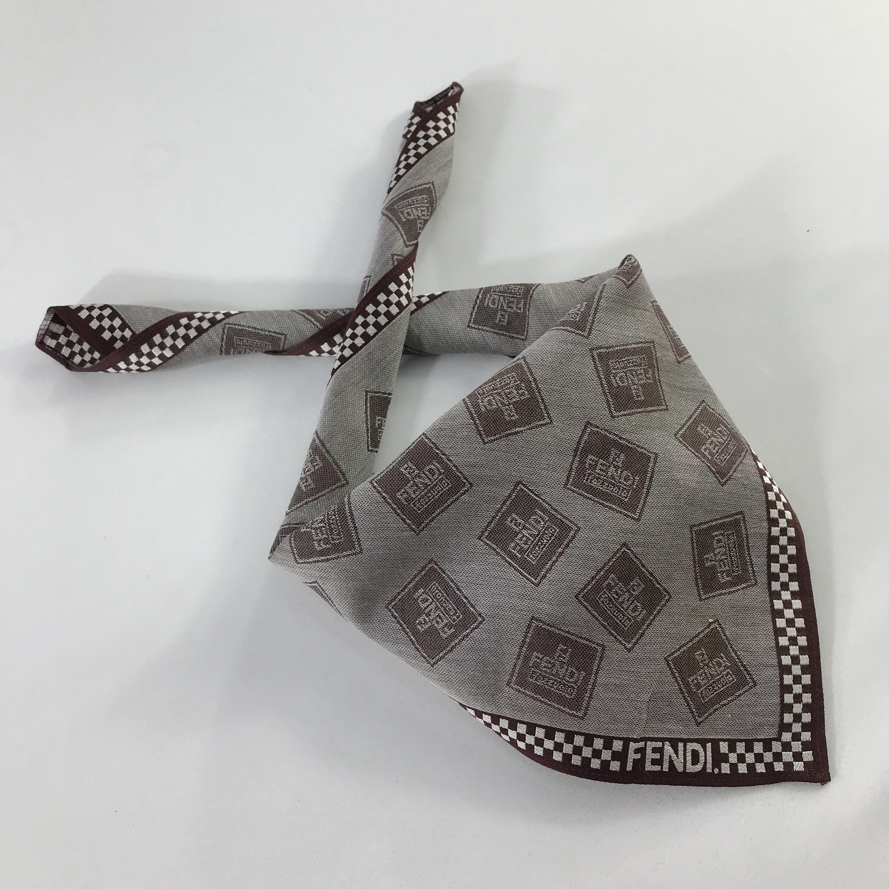 Vintage Fendi Bandana / Handkerchief / Neckerchief - S806 Size ONE SIZE - 4 Thumbnail