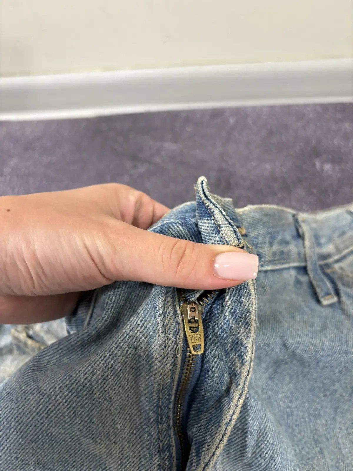 Dickies × Vintage Vintage Dickies USA Distressed Denim Baggy Shorts Jorts Size US 38 / EU 54 - 11 Thumbnail