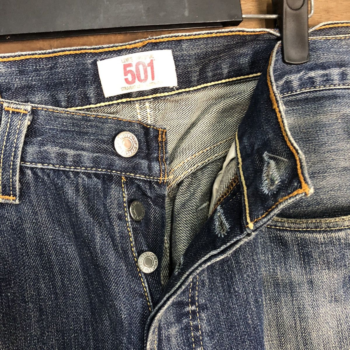 Levi's 501 levis faded Blue Denim Pants #7314 Size US 32 / EU 48 - 10 Thumbnail