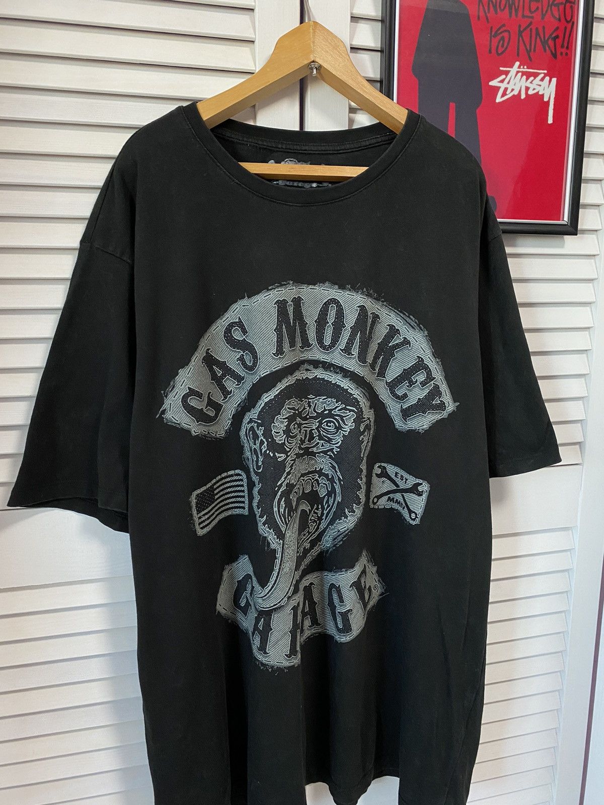 Band Tees T-Shirt Tee Gas Monkey Garage Monkey Graphic Print Size US L / EU 52-54 / 3 - 2 Thumbnail