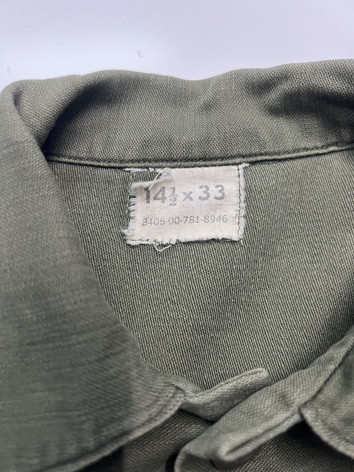 Vintage VINTAGE US ARMY SHIRT Size US S / EU 44-46 / 1 - 7 Thumbnail