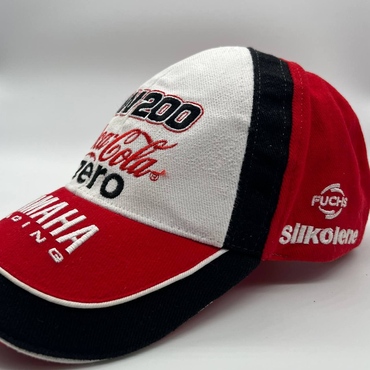 Yamaha Yamaha Racing R1 CocaCola Motorcycle Hat Cap Vntg Nw200 Size ONE SIZE - 4 Thumbnail