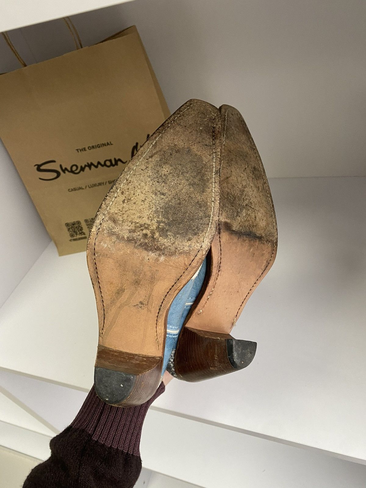 Sancho Boots × Vintage Vintage Sancho Cowboy Western Women’s Boots Size US 7 / IT 37 - 13 Thumbnail