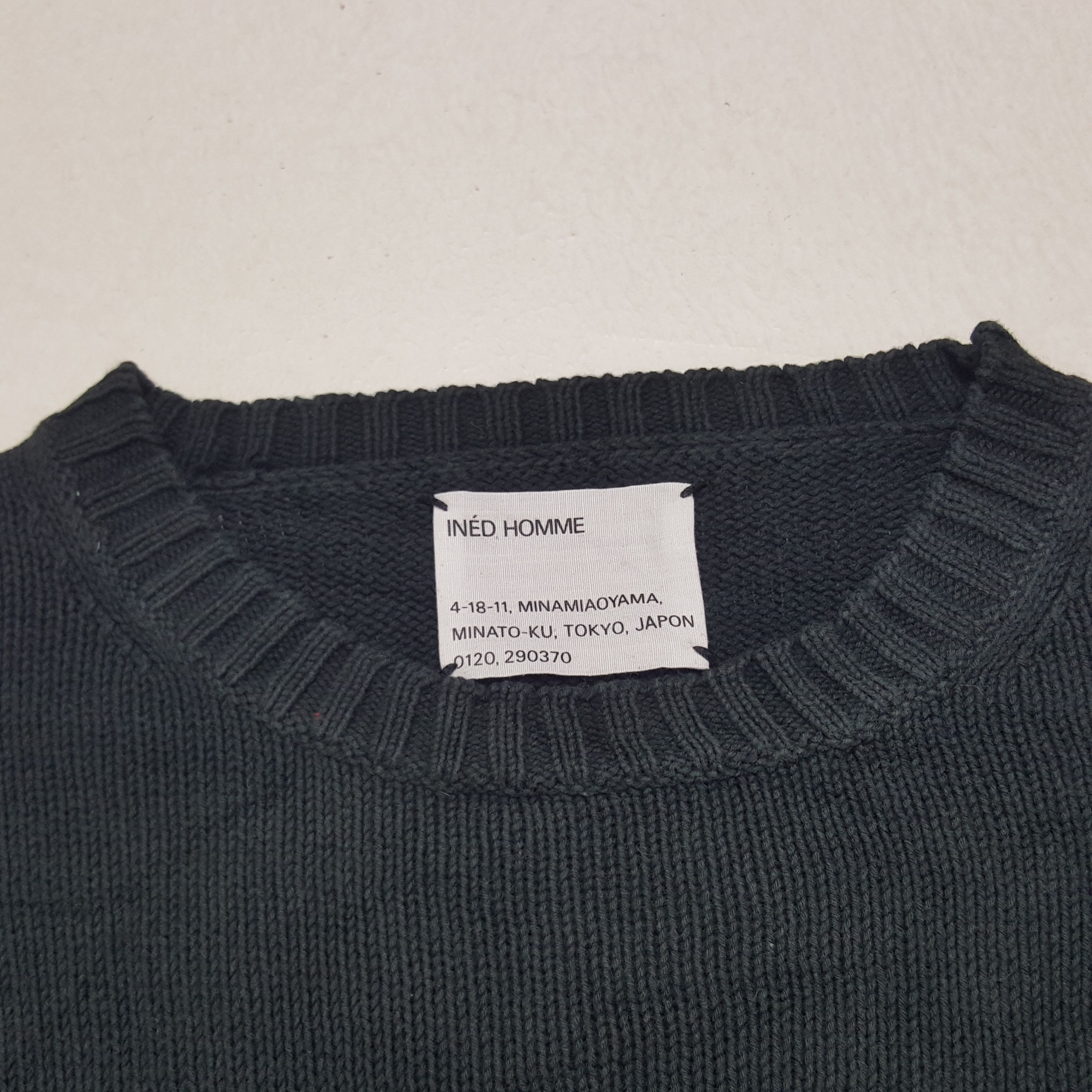 Vintage × Yohji Yamamoto Ined Homme by Yohji Yamamoto Custom Skulls Knitwear Size US M / EU 48-50 / 2 - 4 Thumbnail