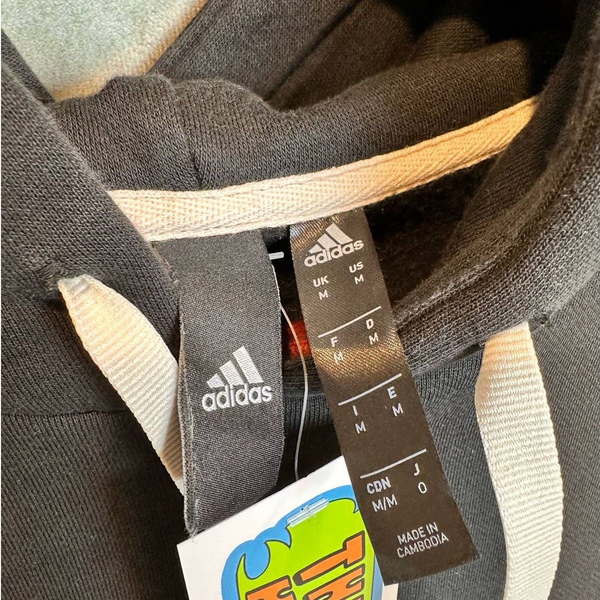 Adidas × Vintage Y2K Adidas Center Logo Sweatshirt Hoodie Sz M Black Size US M / EU 48-50 / 2 - 6 Thumbnail
