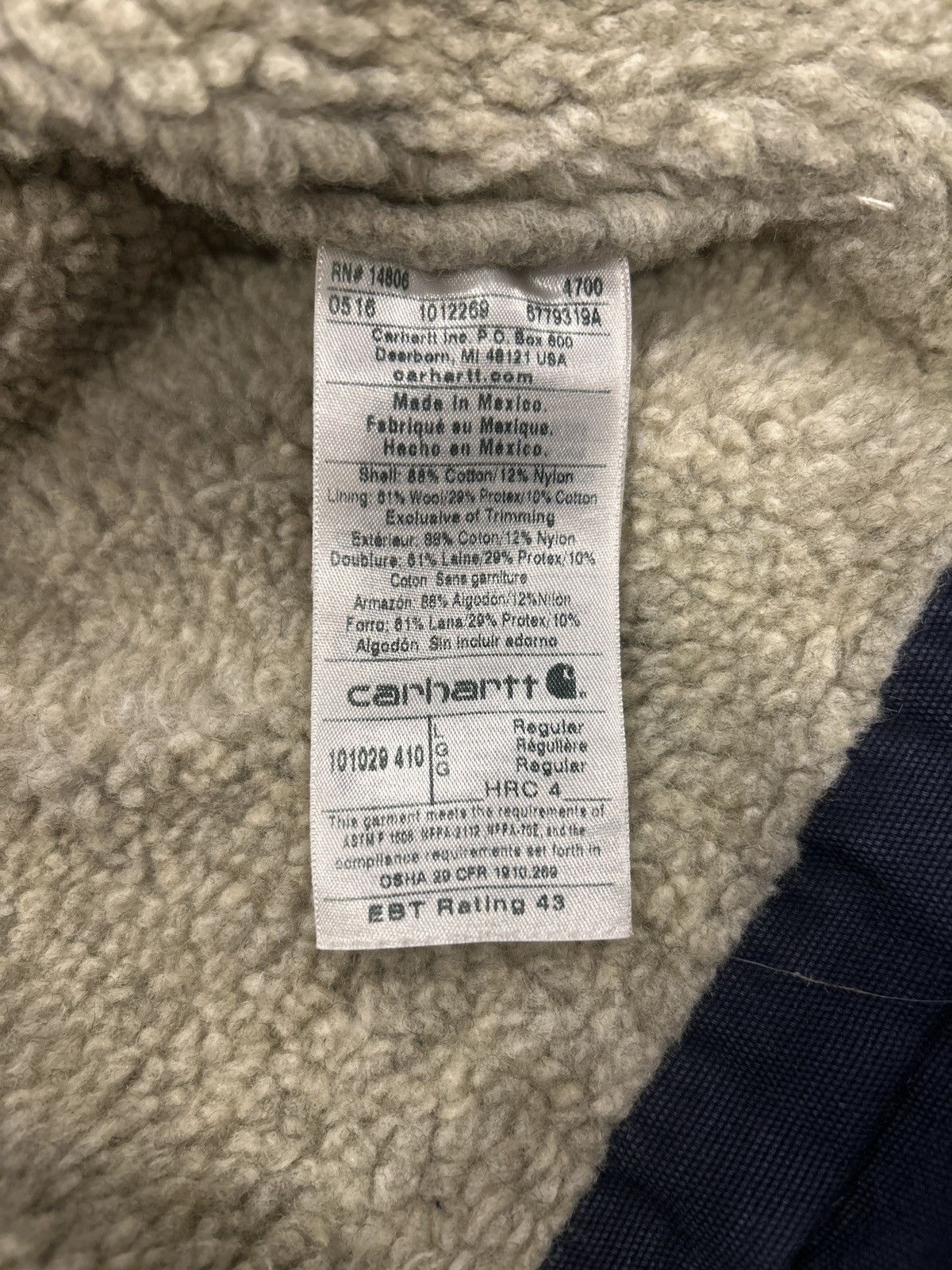 Carhartt Carhartt Vest Sherpa Lined Size US L / EU 52-54 / 3 - 4 Thumbnail