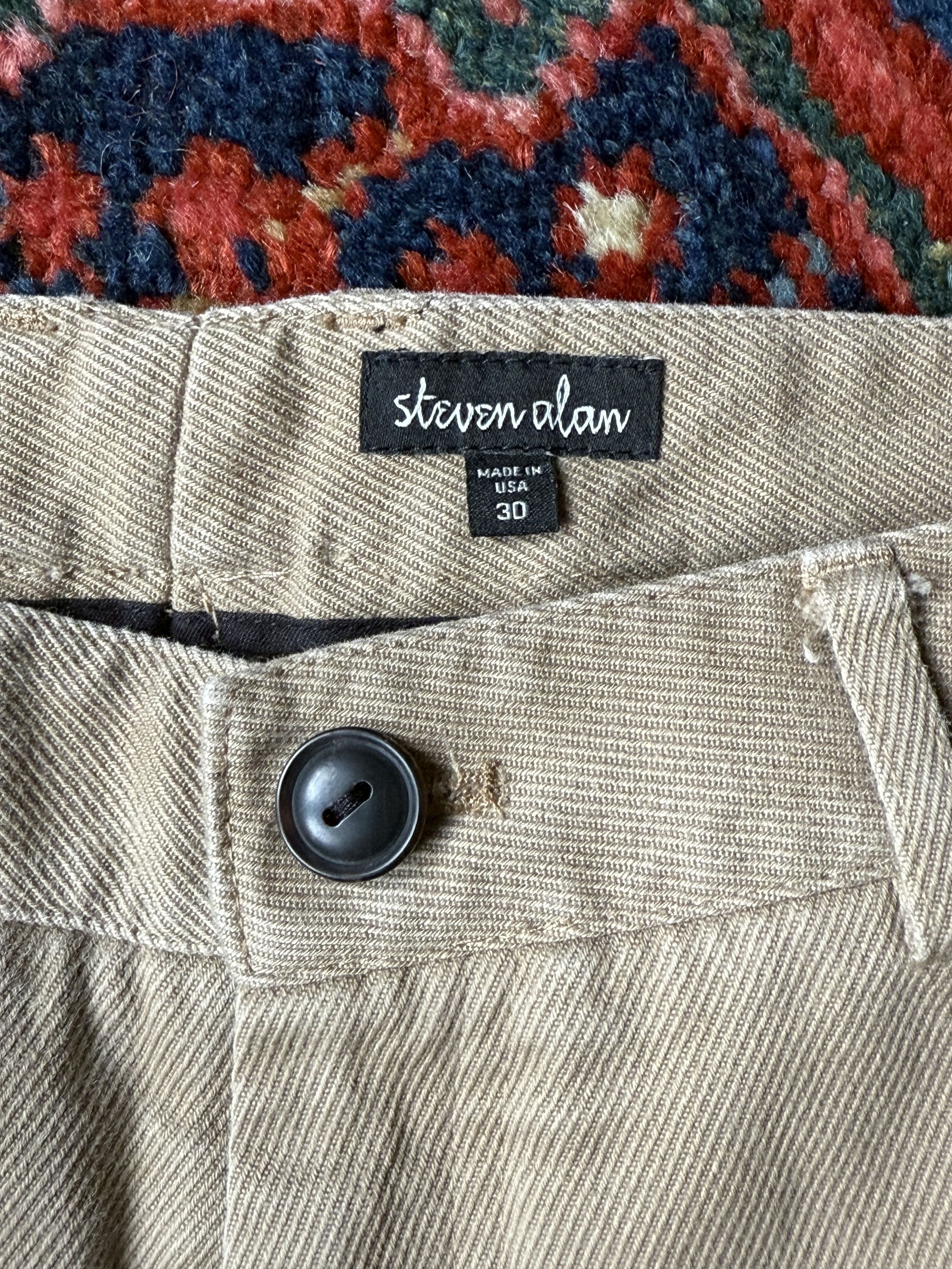 Steven Alan Khaki Corduroy Chino Size US 30 / EU 46 - 5 Thumbnail