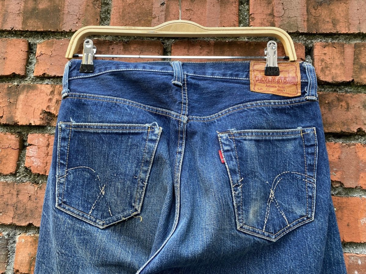 Vintage W30x34.5 redline silverstone denime made in JAPAN Size US 30 / EU 46 - 3 Thumbnail