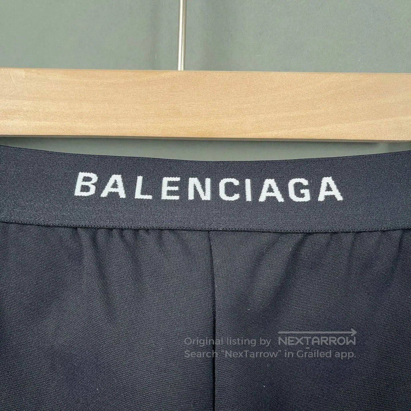 Balenciaga Balenciaga Black Knit Slim Sweatpants. Size 37" - 3 Thumbnail