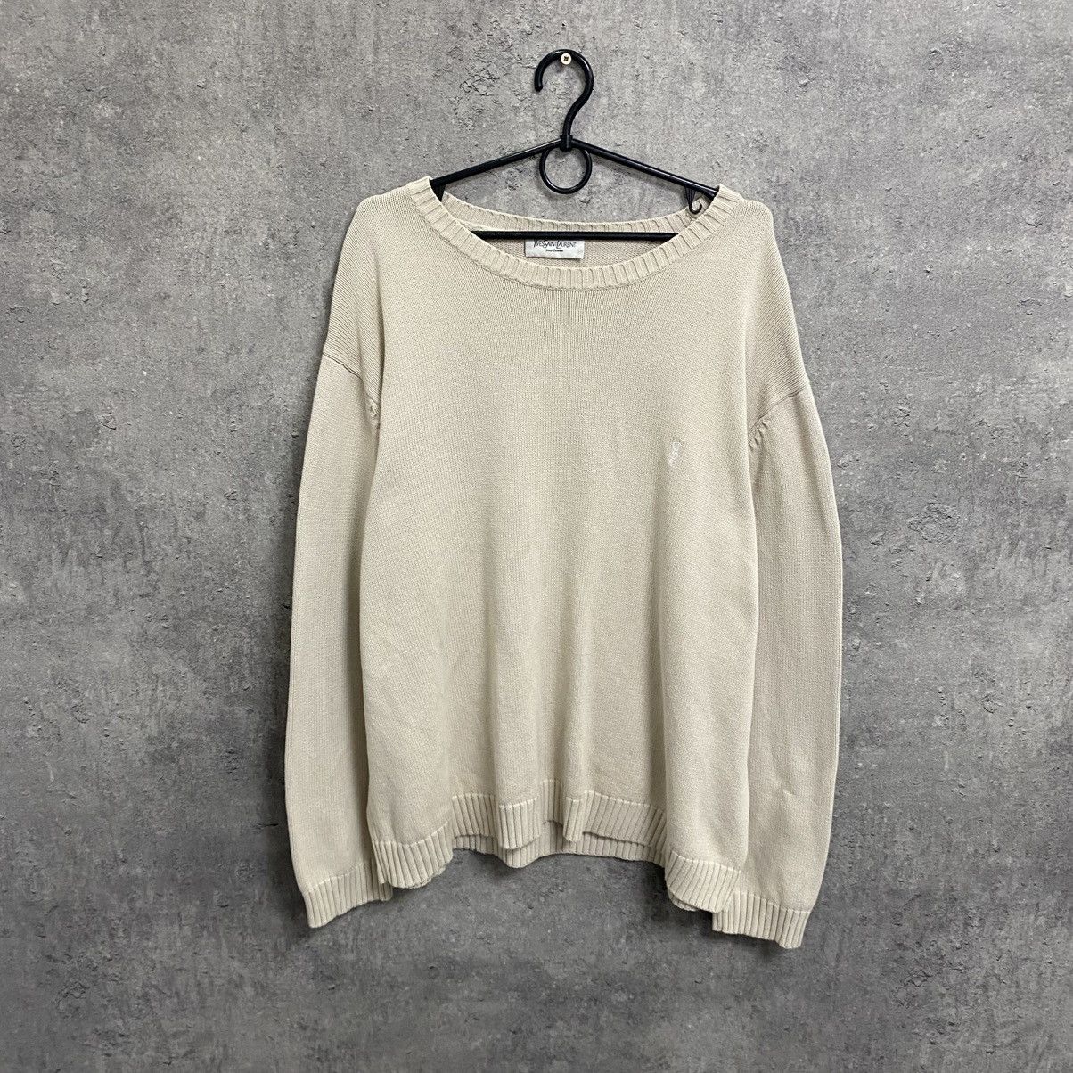 Saint Laurent Paris YSL Sweater Knit Yves Saint Laurent Sweater Old Money Size US XL / EU 56 / 4 - 1 Thumbnail