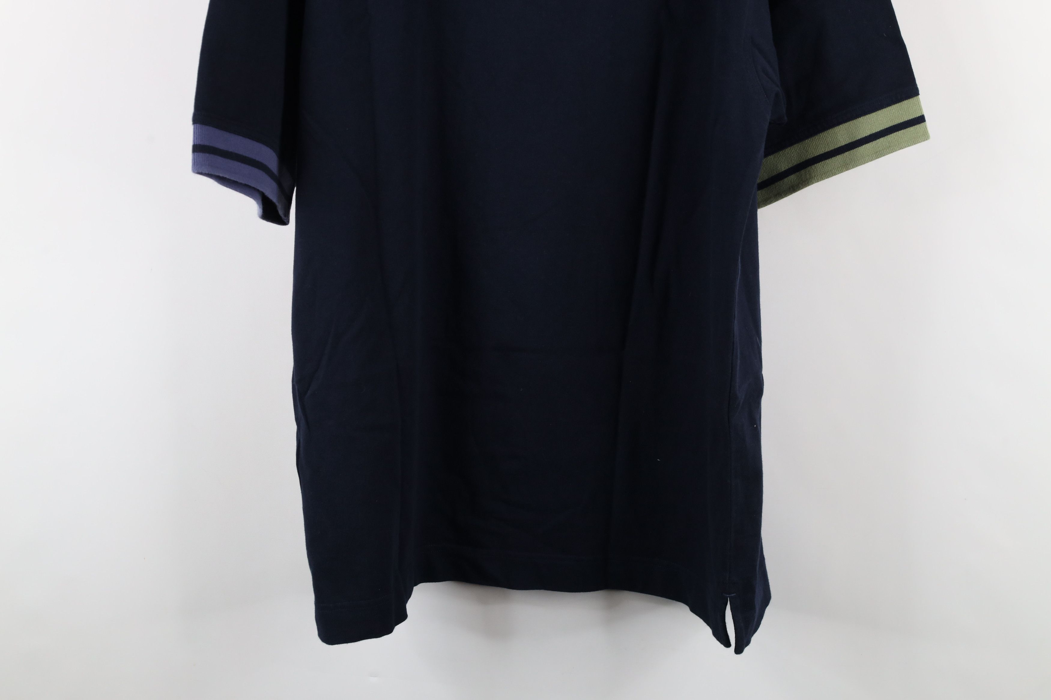 Vintage Vintage 90s ESPN Short Sleeve Collared Polo Shirt Blue Size US L / EU 52-54 / 3 - 12 Thumbnail
