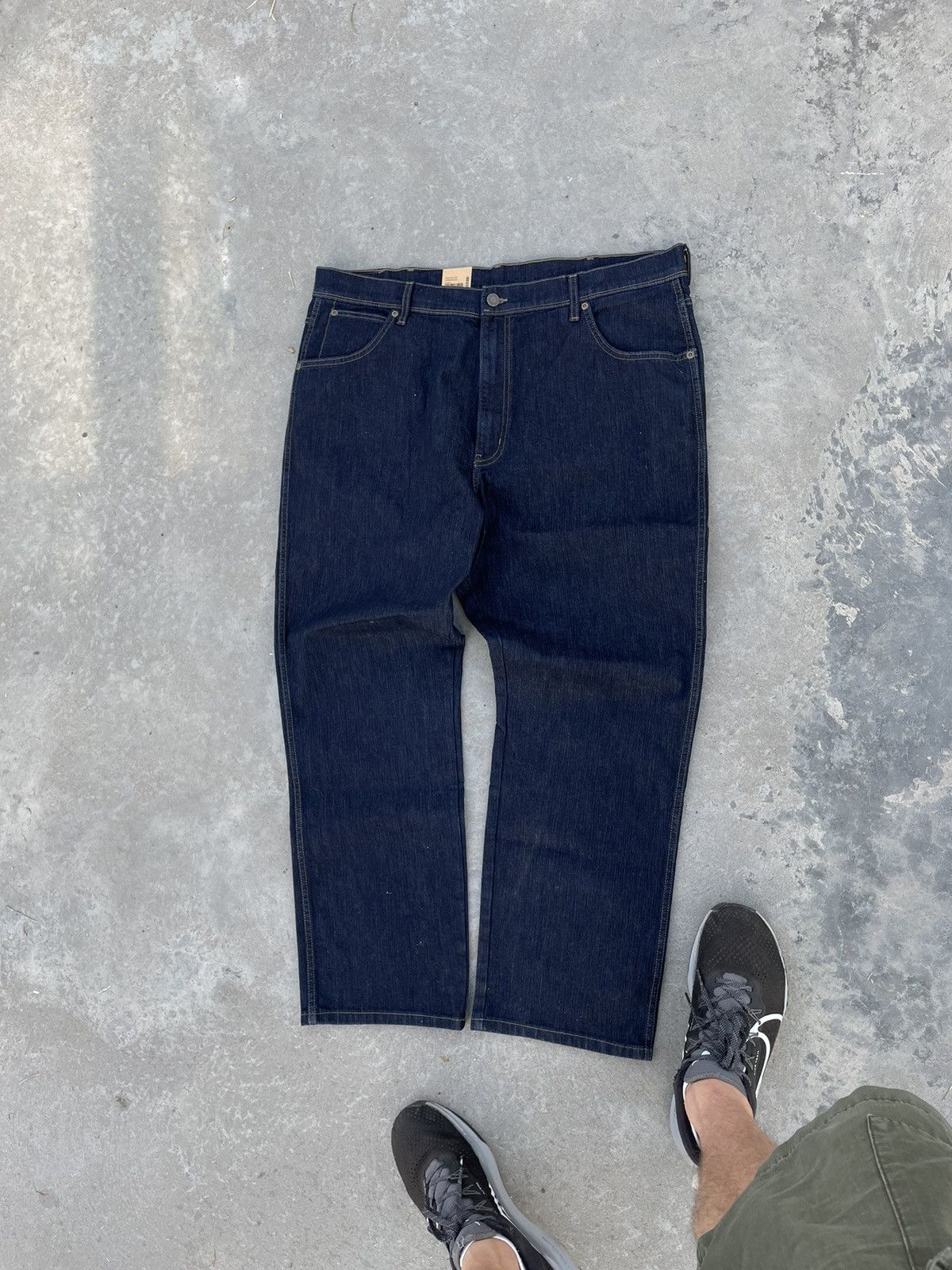 Vintage Wrangler Jeans Wash Durable Y2k Baggy Denim Jeans Size US 38 / EU 54 - 6 Thumbnail