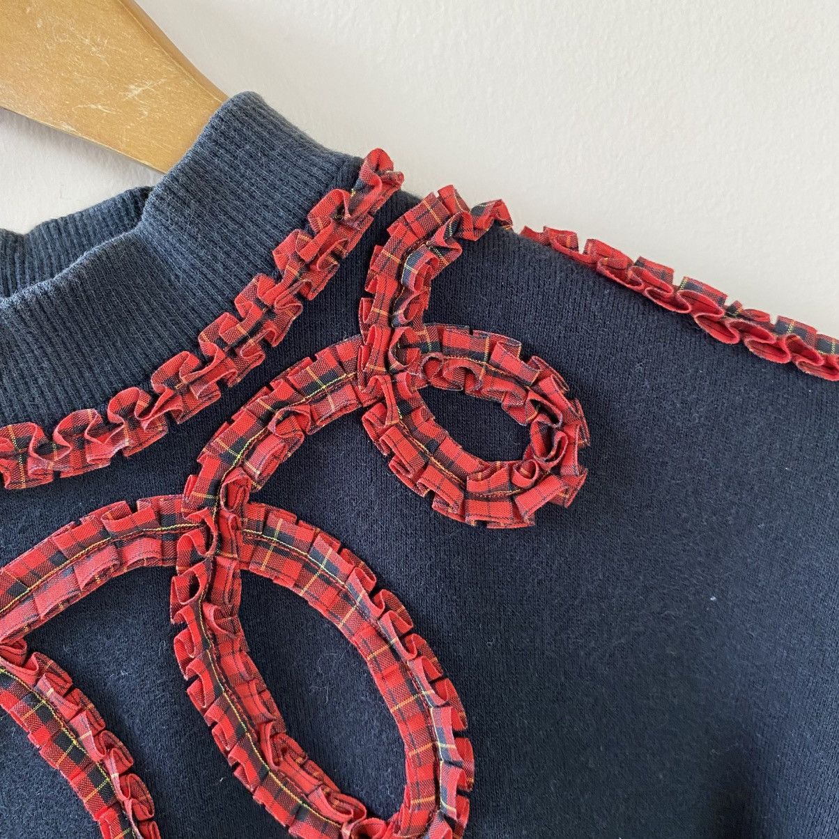 Kenzo KENZO Black Top with Red Loop Embroidery Size M / US 6-8 / IT 42-44 - 9 Thumbnail