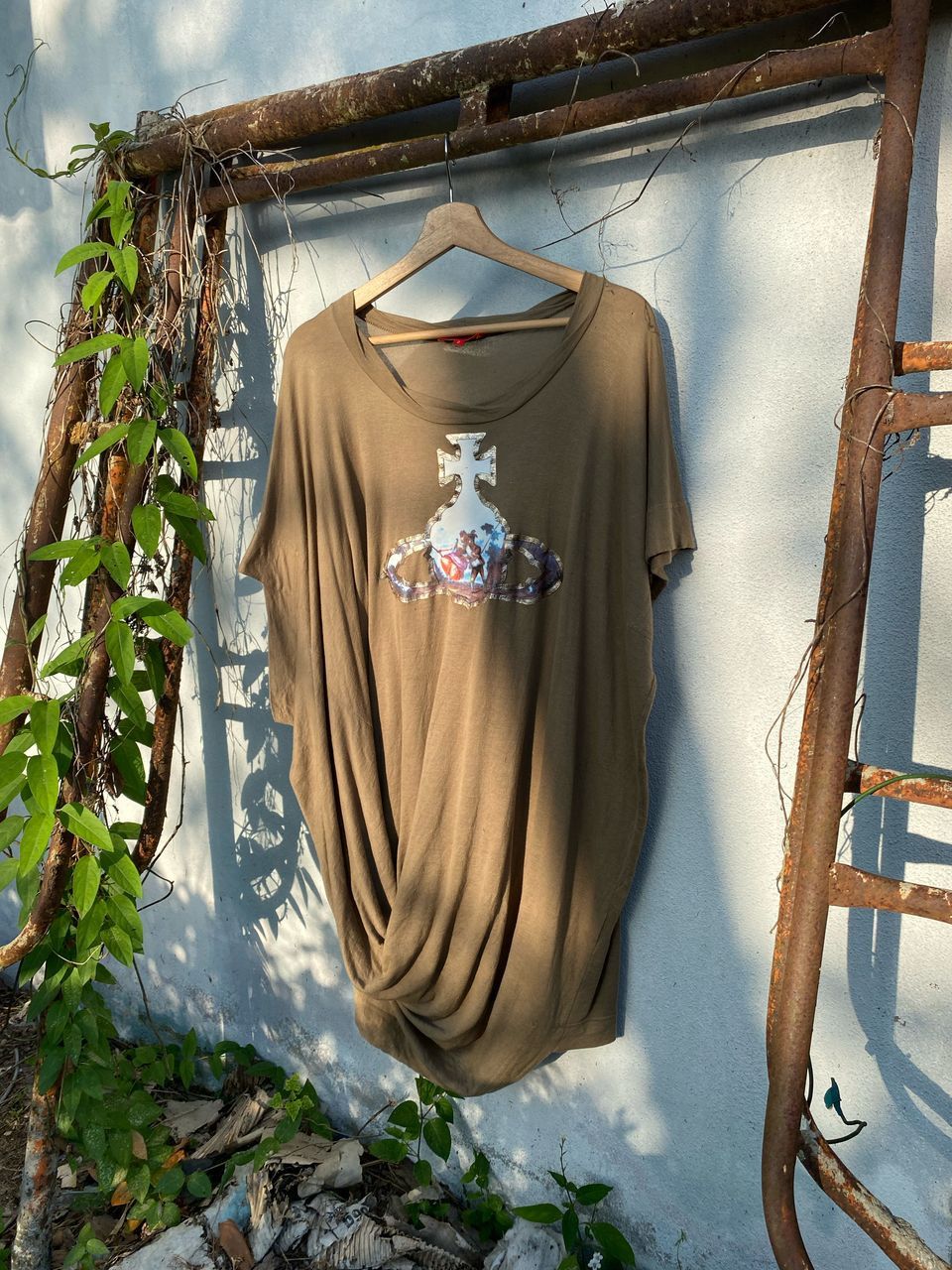 Vivienne Westwood Vivienne Westwood Iconic Logo Loose Oversized Dress Brown Size XS / US 0-2 / IT 36-38 - 1 Thumbnail
