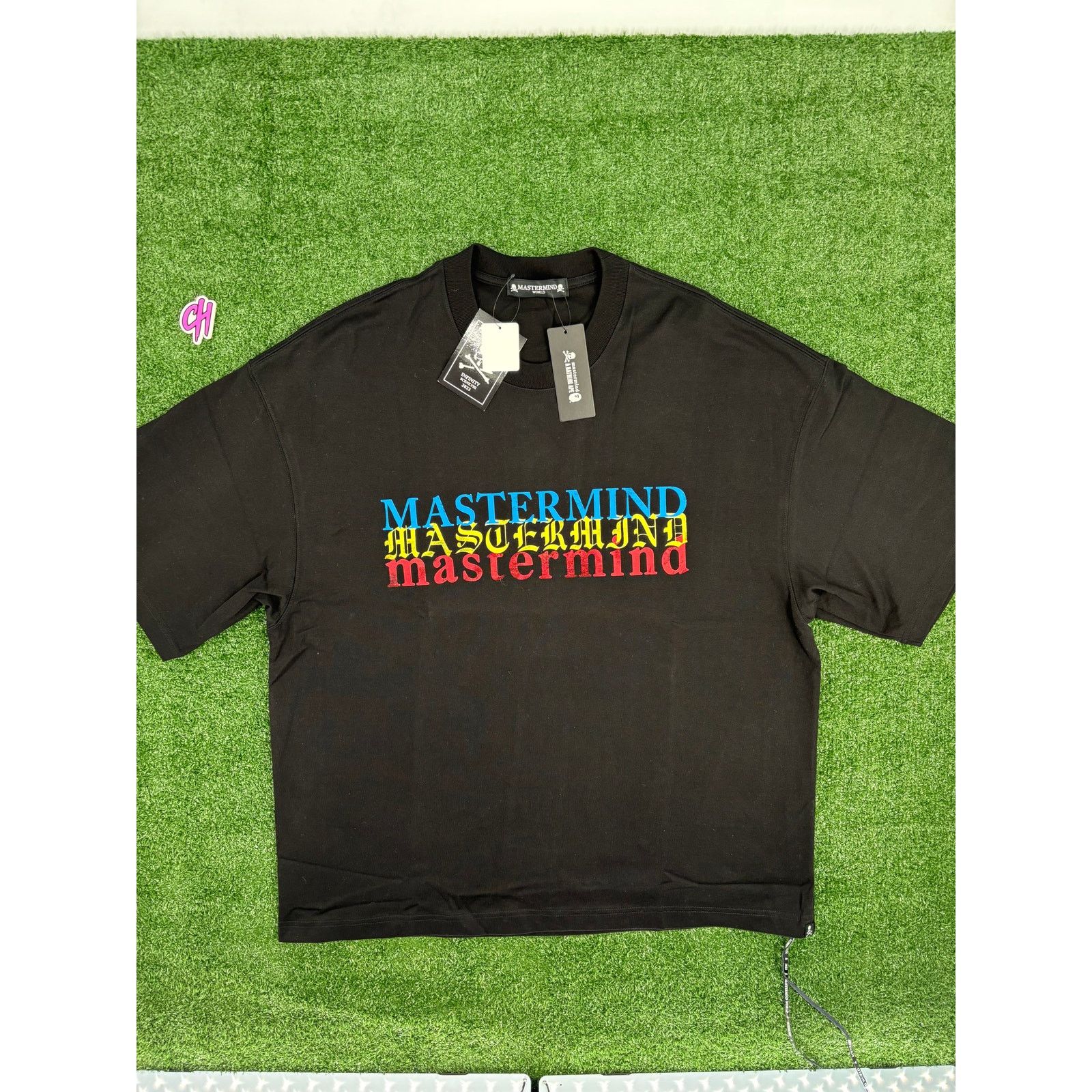 Mastermind Japan Mastermind World Boxy Faded Logo Black T-Shirt Size Medium Size US M / EU 48-50 / 2 - 2 Thumbnail