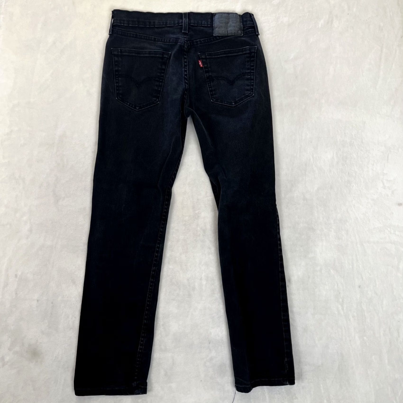 Levi's Levi's 514 Jeans Size 28x30 Black Denim Regular Straight 5-Pocket Design Men Size US 28 / EU 44 - 6 Thumbnail