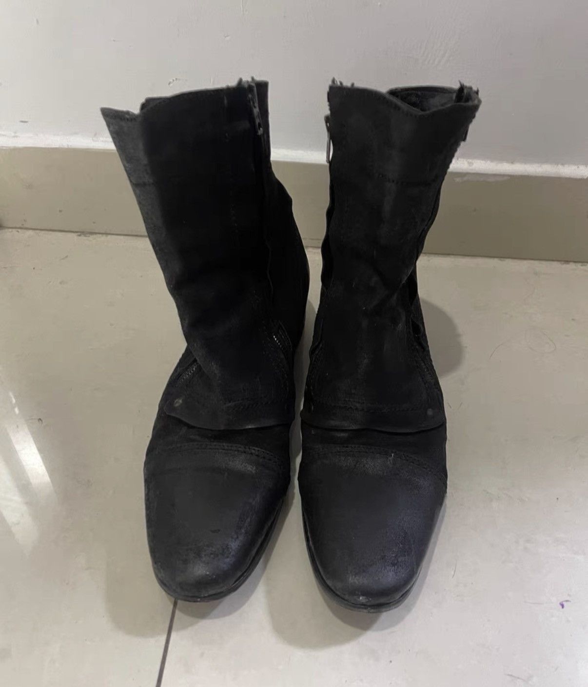 Diesel Diesel Double-Zip Suede Boots Size US 9.5 / EU 42-43 - 7 Thumbnail