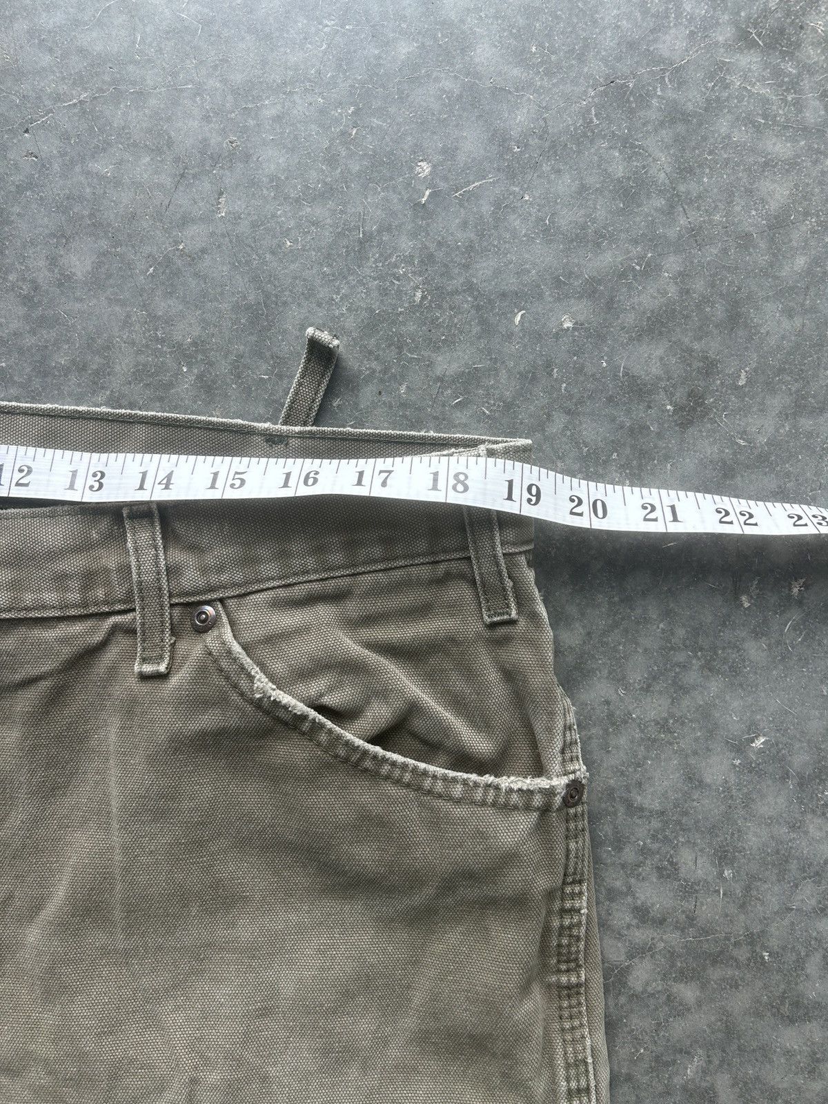 Dickies × Vintage Vintage Y2K Dickies Carpenter Pants Faded Distressed Size US 38 / EU 54 - 11 Thumbnail