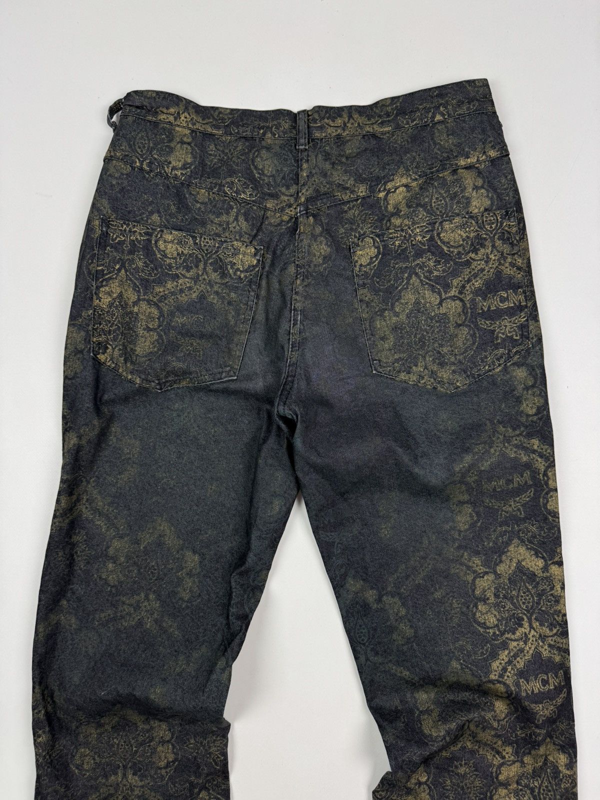 MCM Vintage Faded MCM Monogram Graphic Pants Size 31" - 14 Thumbnail