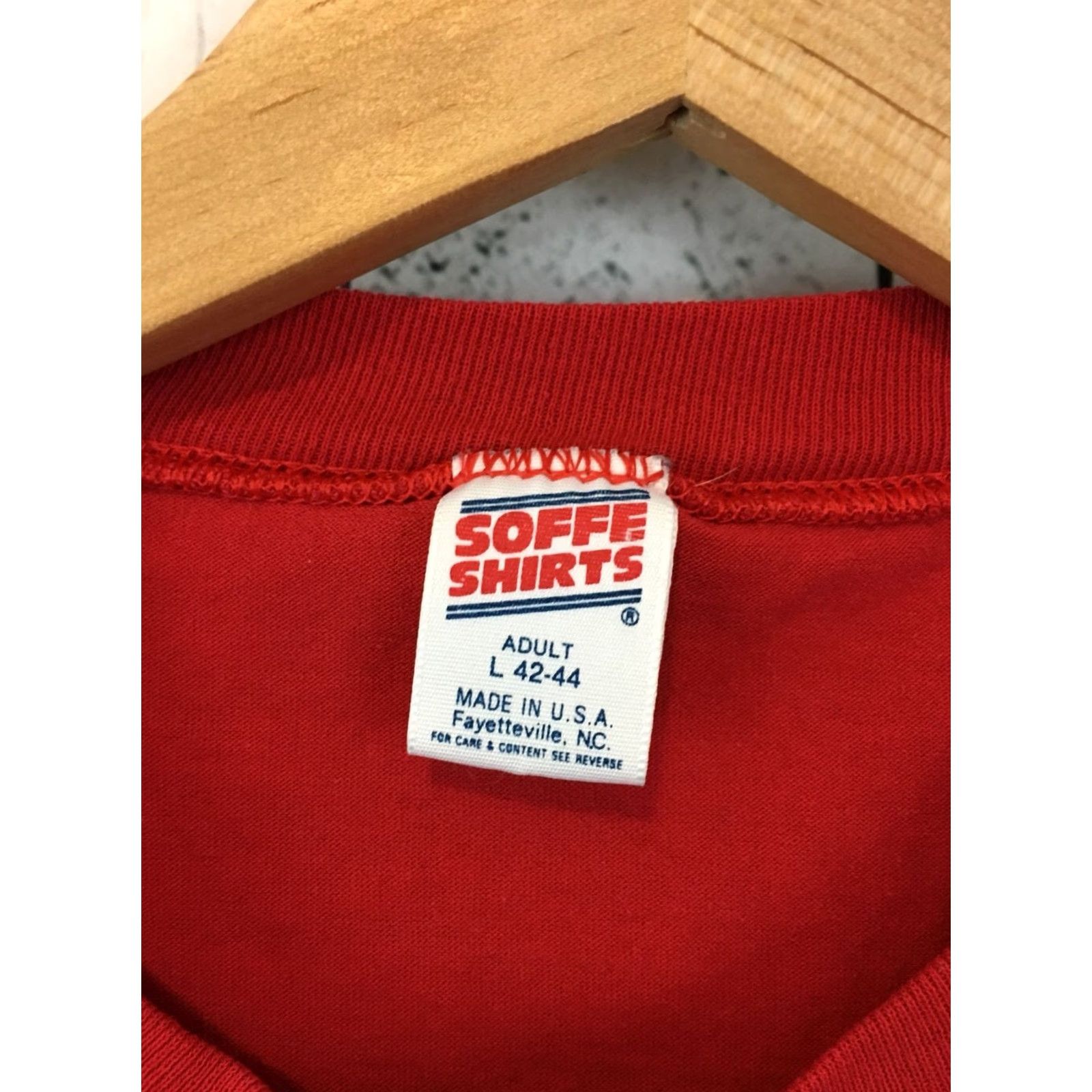 Soffe VTG SOFFE SHIRT US MARINE CORPS Recruit Short Sleeve T Shirt Mens Large Red Size US L / EU 52-54 / 3 - 3 Thumbnail