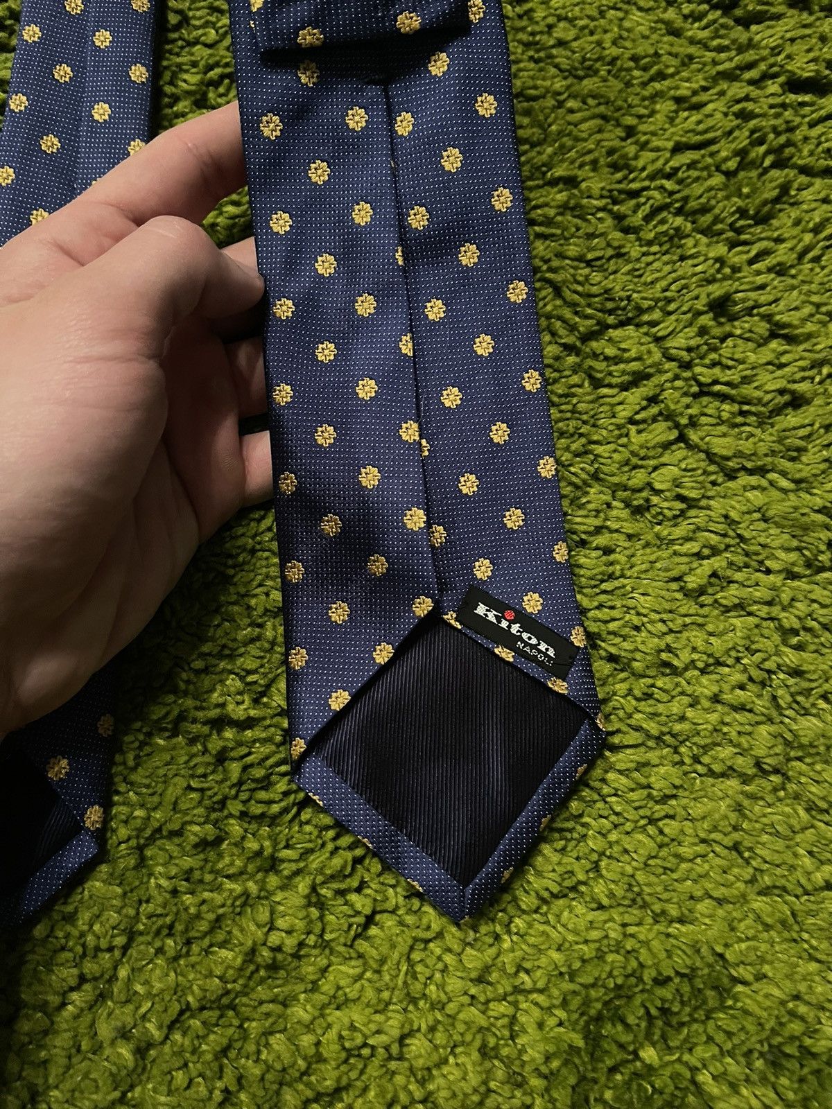 Designer × Kiton Kiton luxury 100% silk tie Size ONE SIZE - 3 Thumbnail