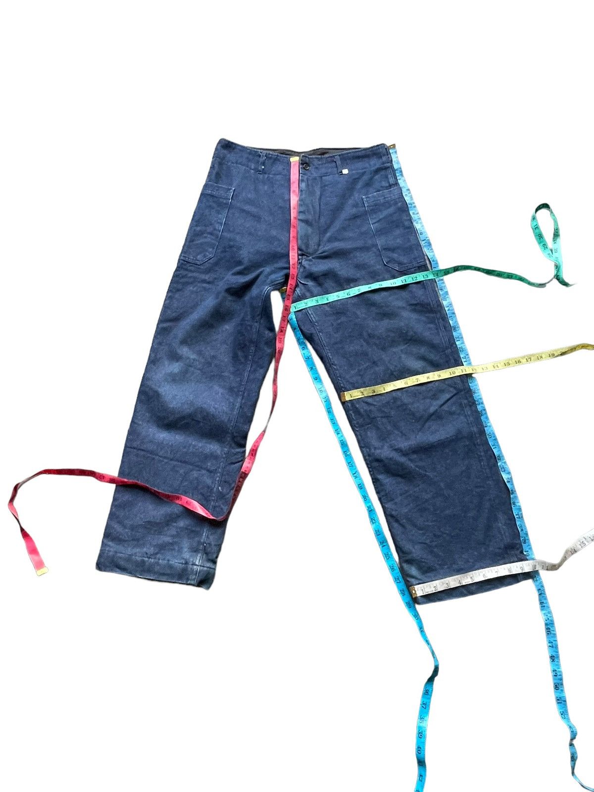 Japanese Brand Vintage Japanese Worker Denim Quilted Size US 34 / EU 50 - 11 Thumbnail