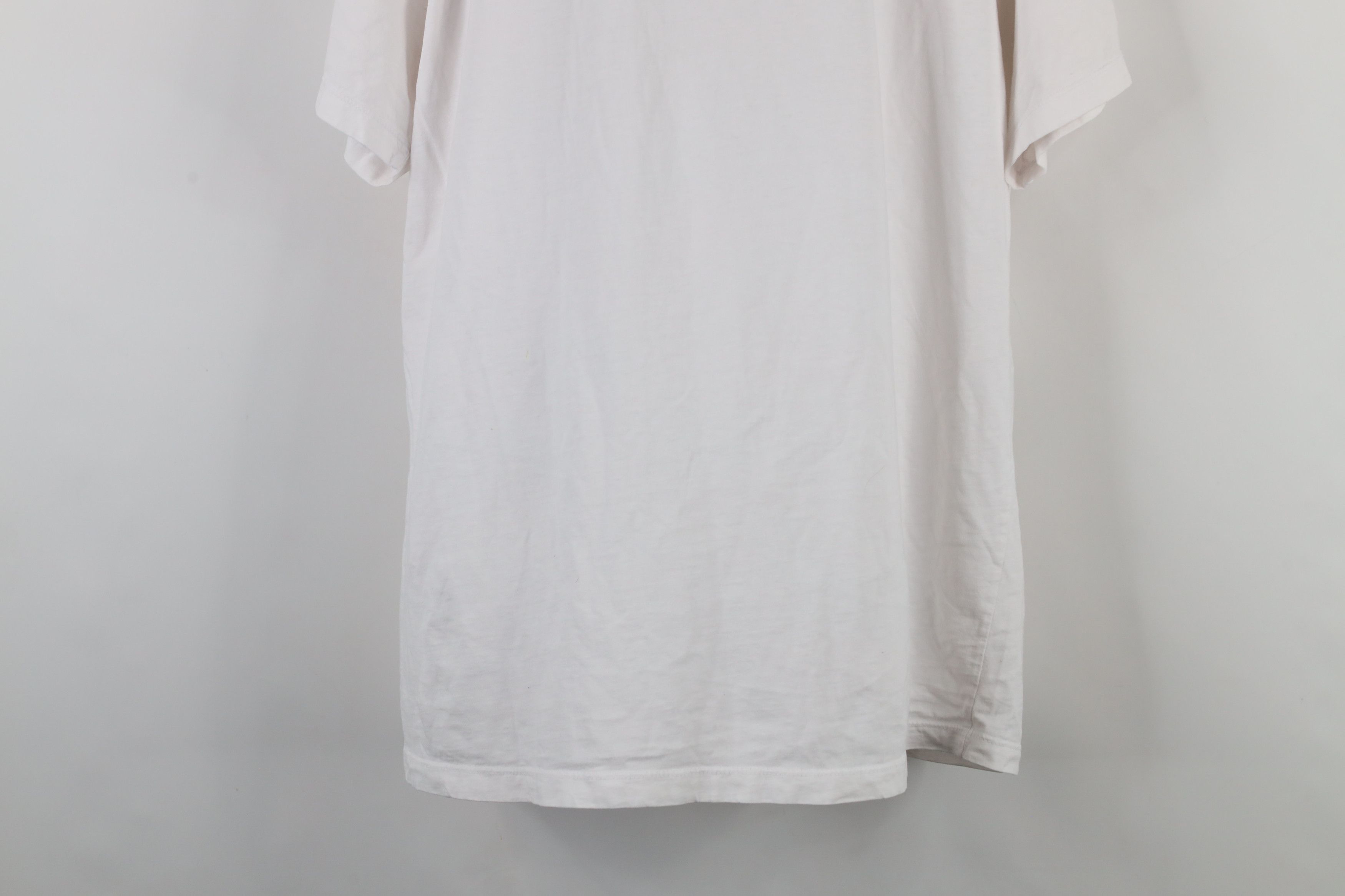 Lee × Vintage Vintage 90s Lee Combed Cotton Short Sleeve T-Shirt White Size US XL / EU 56 / 4 - 13 Thumbnail