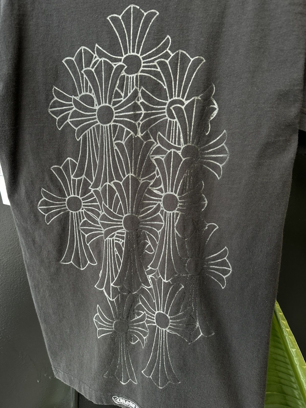 Chrome Hearts Chrome Hearts Tonal Cemetery Cross Pocket Tee Size US S / EU 44-46 / 1 - 3 Thumbnail