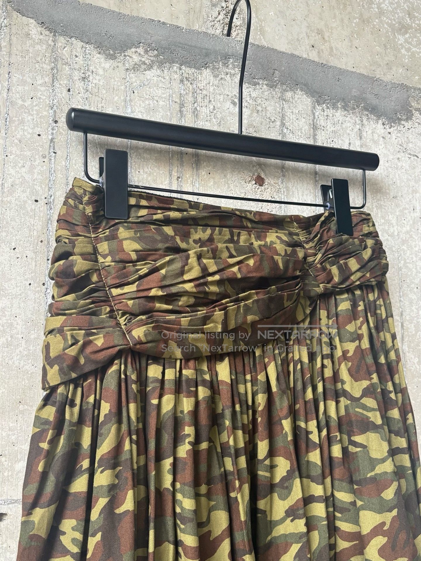 Comme des Garcons Comme des Garçons 2006SS Camouflage Asymmetrical Skirt/ Size 33" - 2 Thumbnail