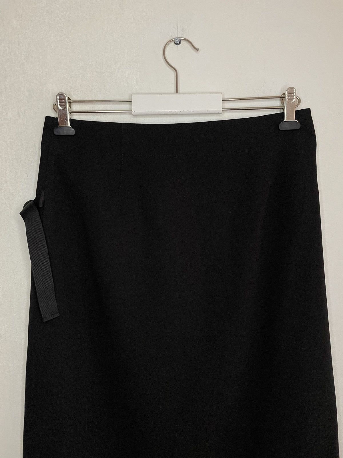 Cop Copine Cop Copine Archive Black Belted Assymetrical Skirt Size 25" / US 0 / IT 36 - 6 Thumbnail