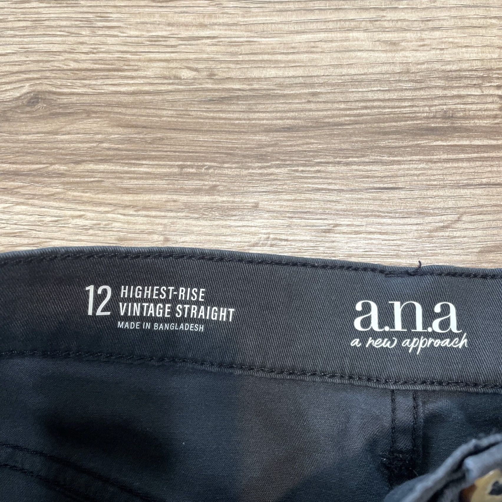 Vintage VINTAGE a.n.a Highest Rise Straight Pants Women's Size 12 Gray Carpenter 90s Womens Size 34" / US 12 / IT 48 - 2 Thumbnail