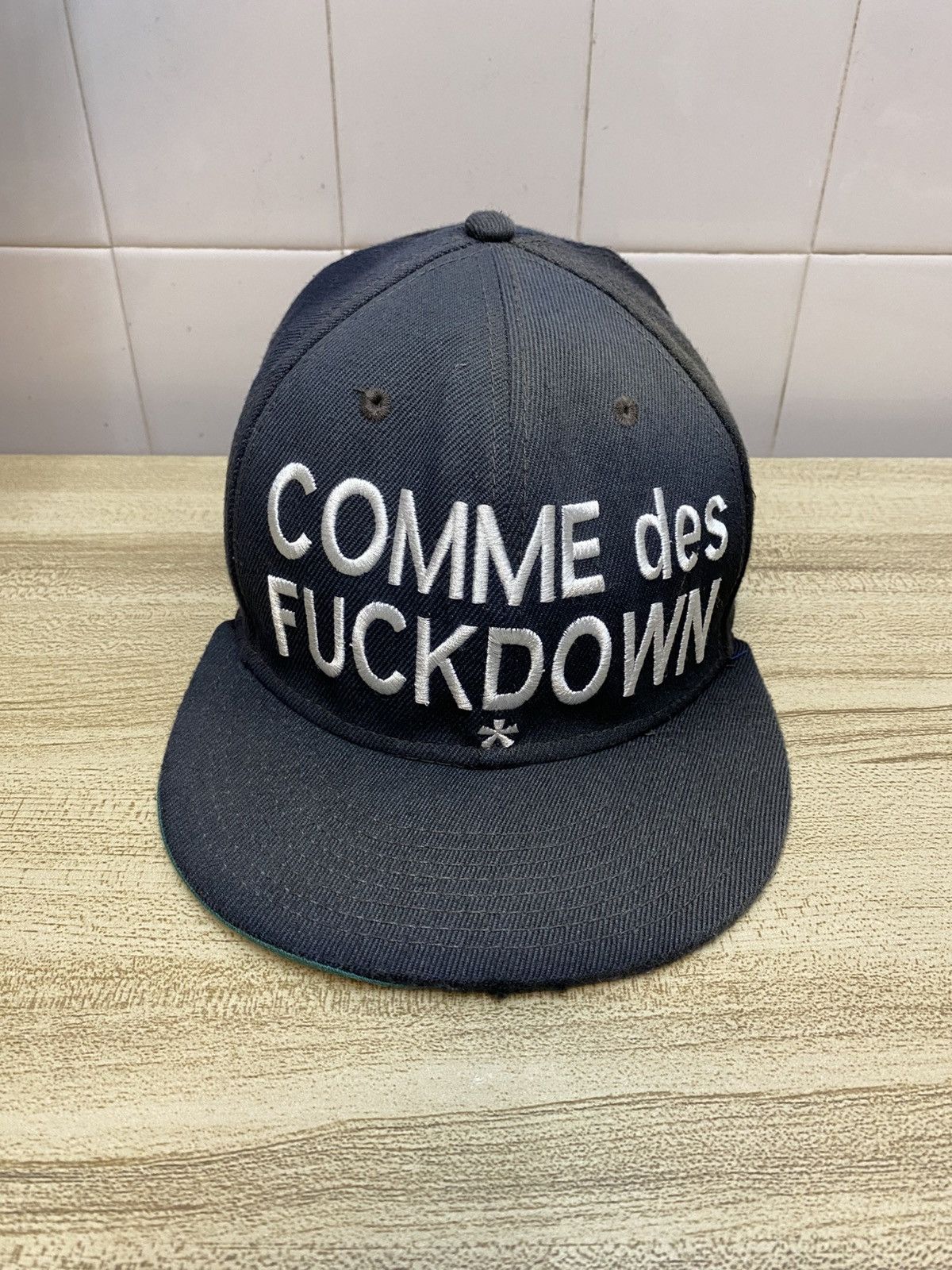 Comme Des Fuck Down Distressed faded comme des fuckdown cap Size ONE SIZE - 1 Thumbnail