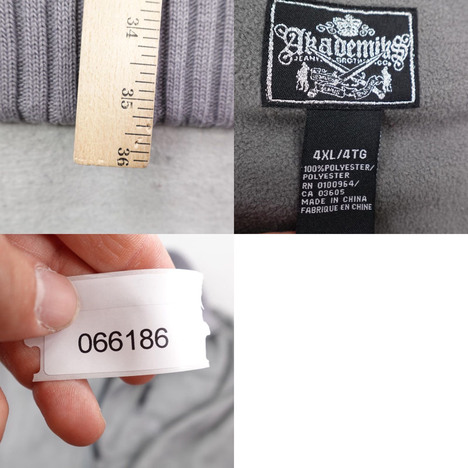 Akademiks Vintage Akademiks Jacket Mens 4XL Gray Faux Suede Bomber Coat Zip Up Hip Hop Y2K Size US XXL / EU 58 / 5 - 8 Thumbnail