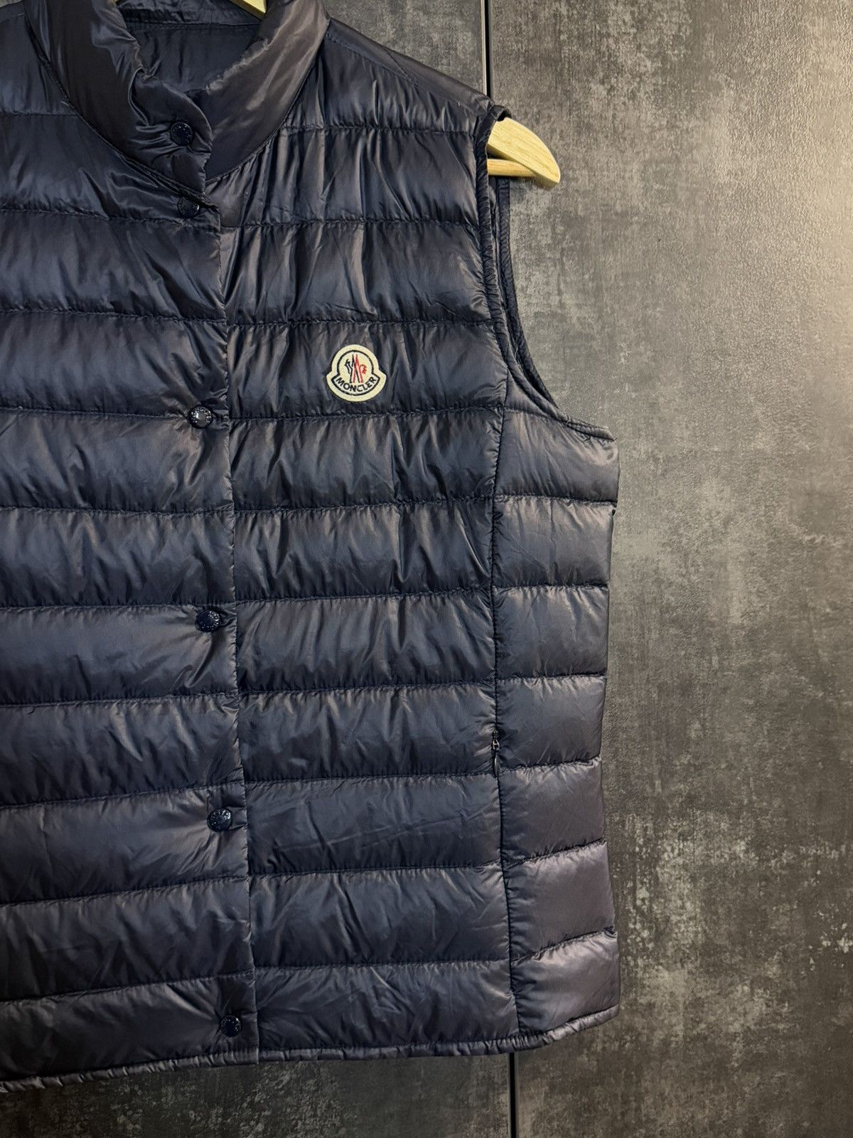 Moncler Moncler Vest Liane Gillet Rare Canada Goose Blue Acronym 424 Size US S / EU 44-46 / 1 - 4 Thumbnail