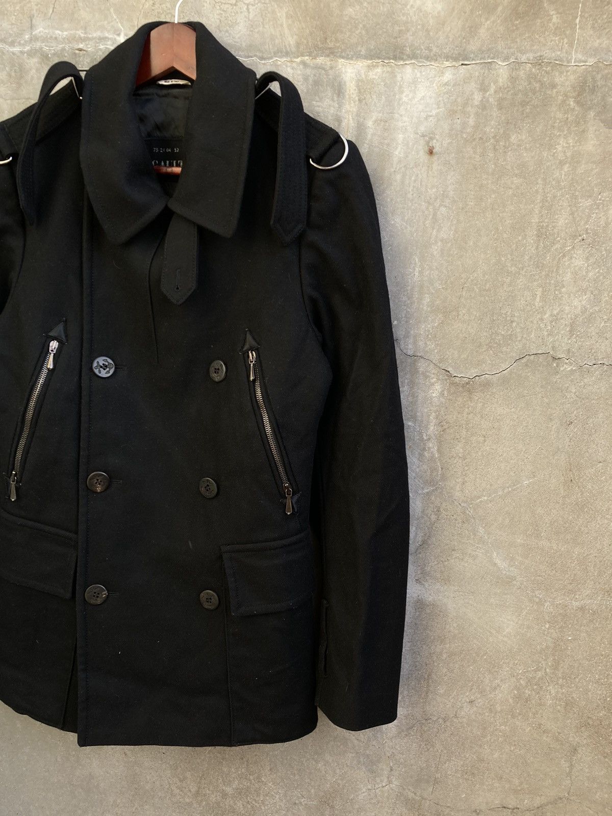 Jean Paul Gaultier Double Breasted Wool Pea Coat Size US S / EU 44-46 / 1 - 3 Thumbnail