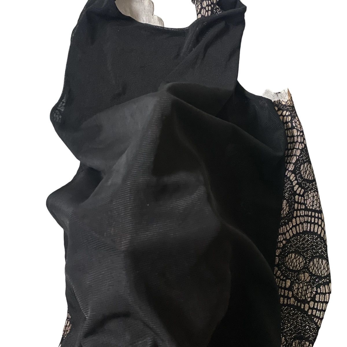 14th Addiction × Le Grande Bleu (L.G.B.) × Yasuyuki Ishii 2000's Cross Skull Mesh Tanktop Size US XXS / EU 40 - 4 Thumbnail