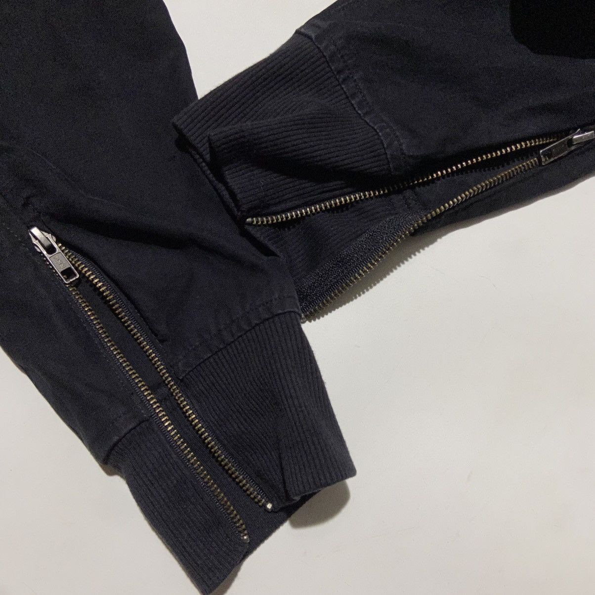 Greg Lauren SS17 Greg Lauren - Black Fleece/Tent Slim Cargo Lounge Pants Size US 36 / EU 52 - 9 Thumbnail