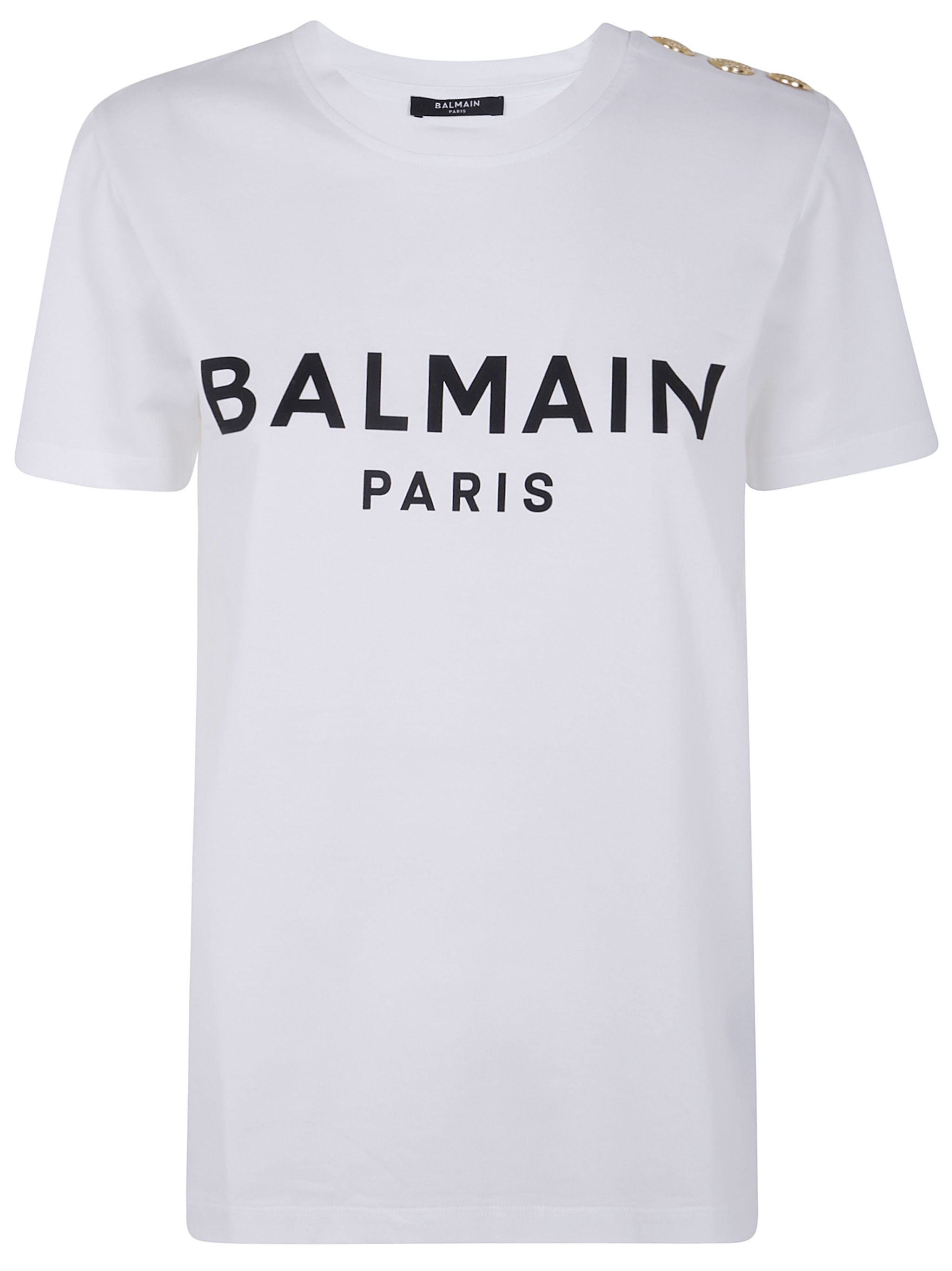Balmain 3 BUTTONS BALMAIN PRINTED T-SHIRT Size L / US 10 / IT 46 - 1 Thumbnail