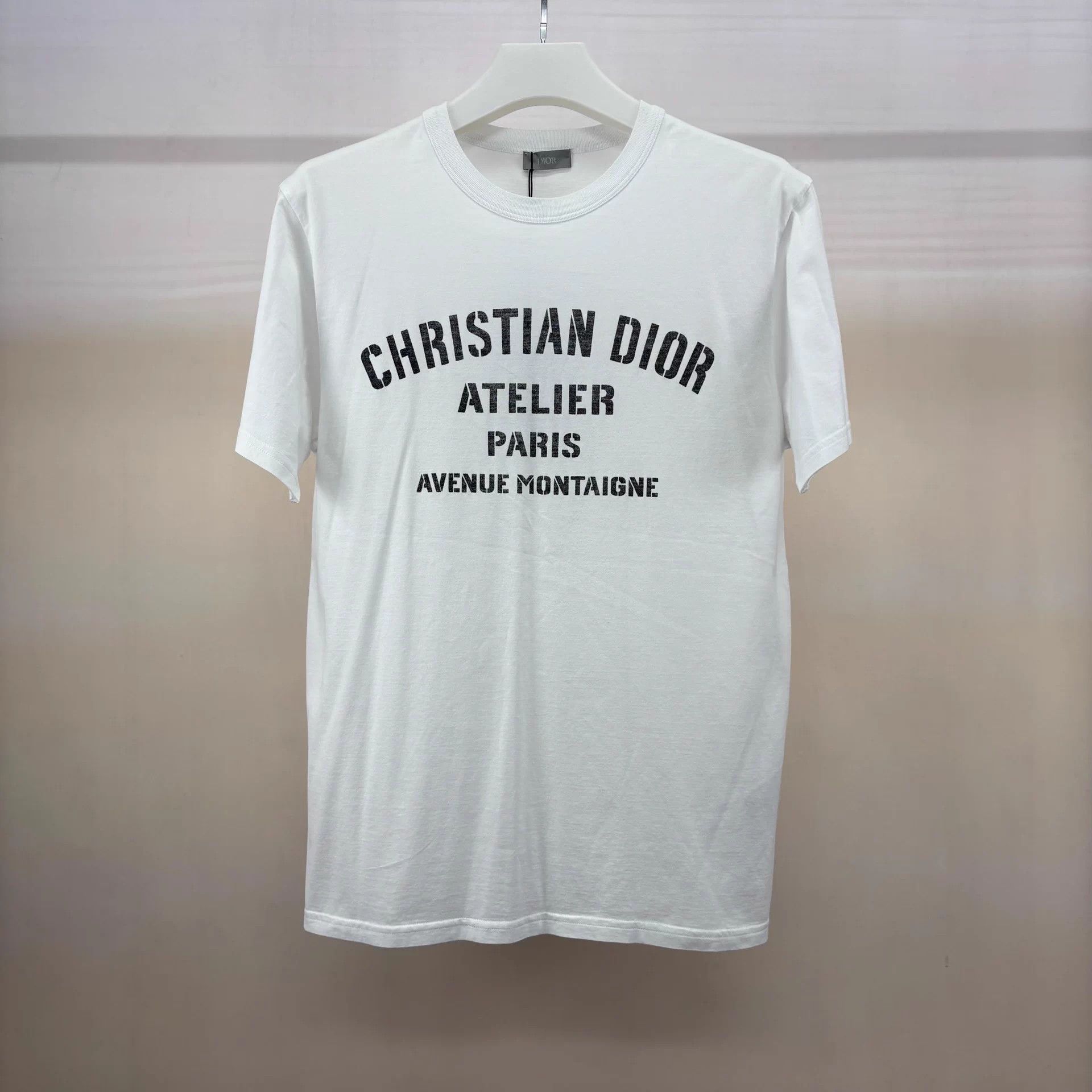 Dior Atelier White Logo T-shirt L