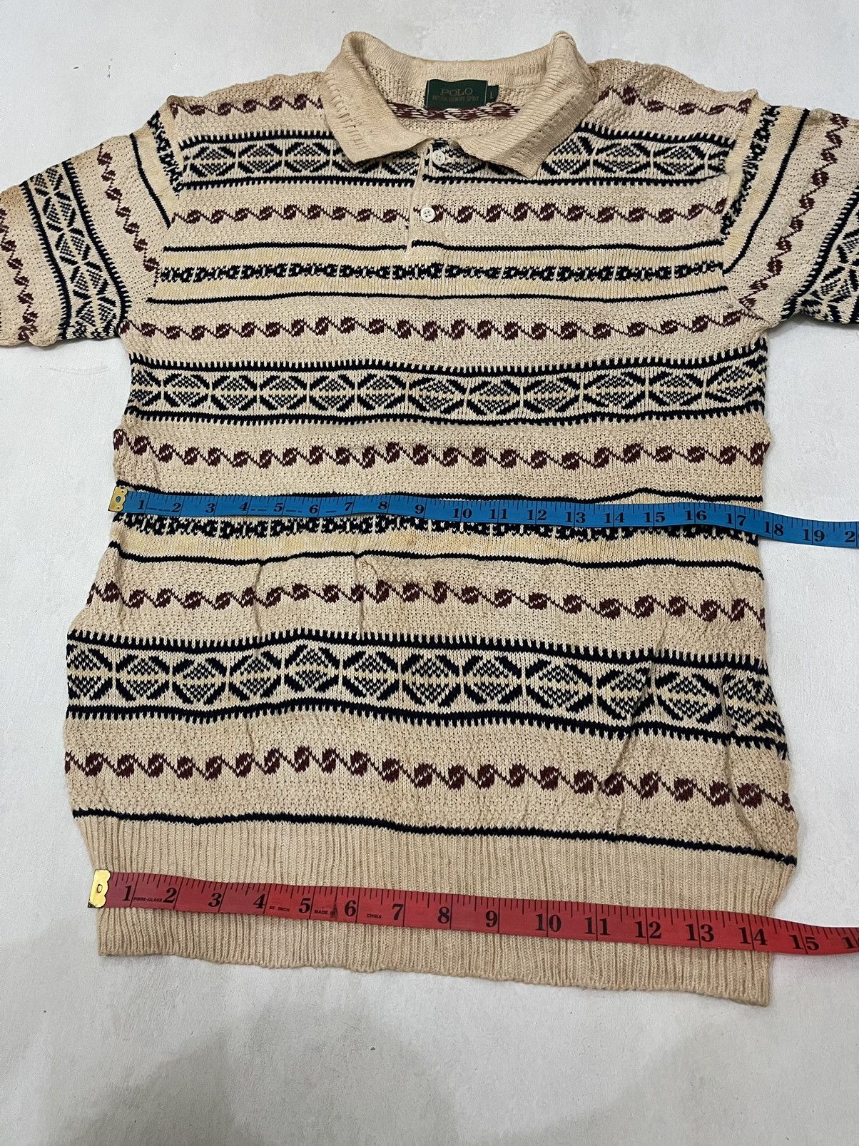 Vintage Polo British Country Spirits Knit Size L / US 10 / IT 46 - 4 Thumbnail