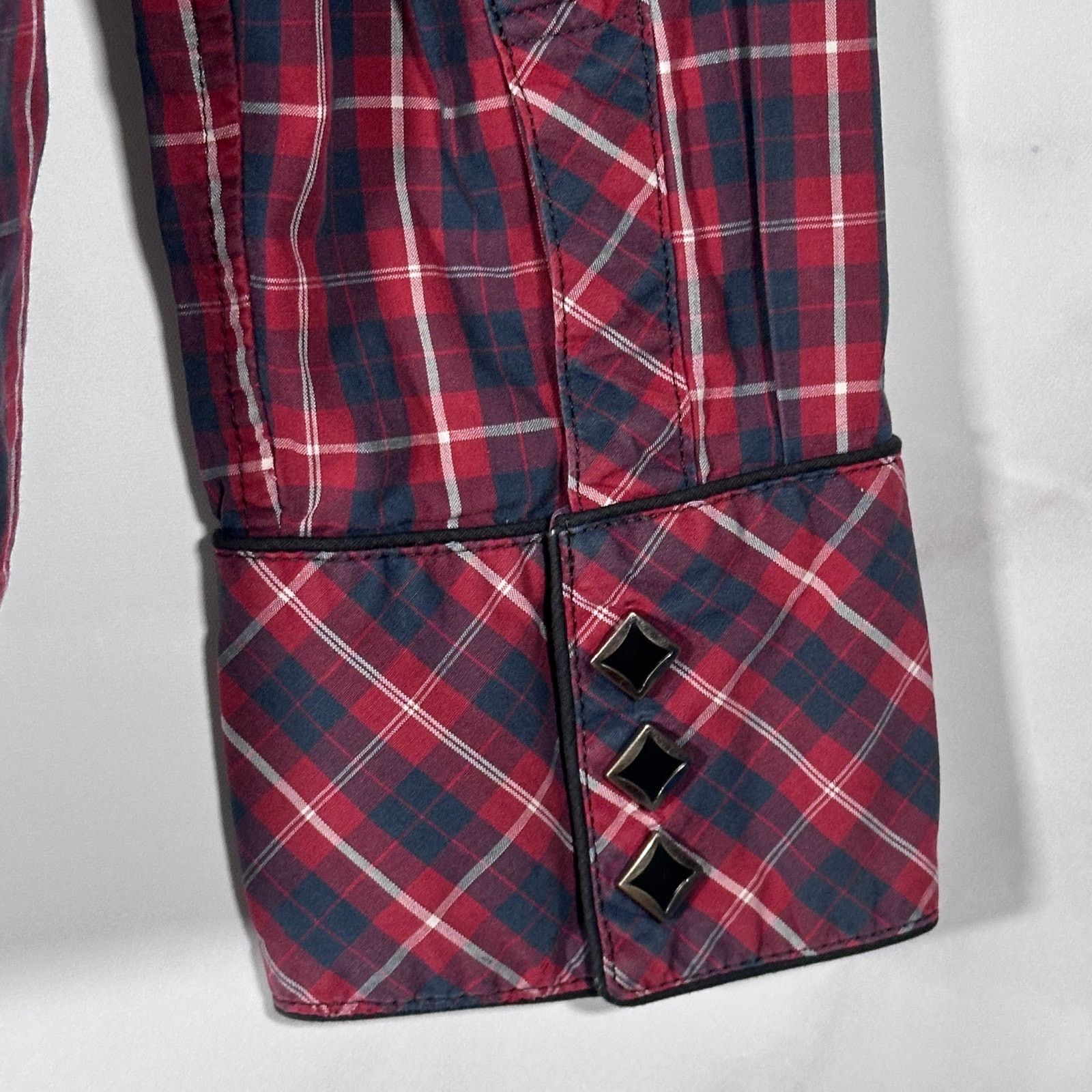 Hysteric Glamour Red Western Flannel Button-Up Shirt Size US M / EU 48-50 / 2 - 9 Thumbnail