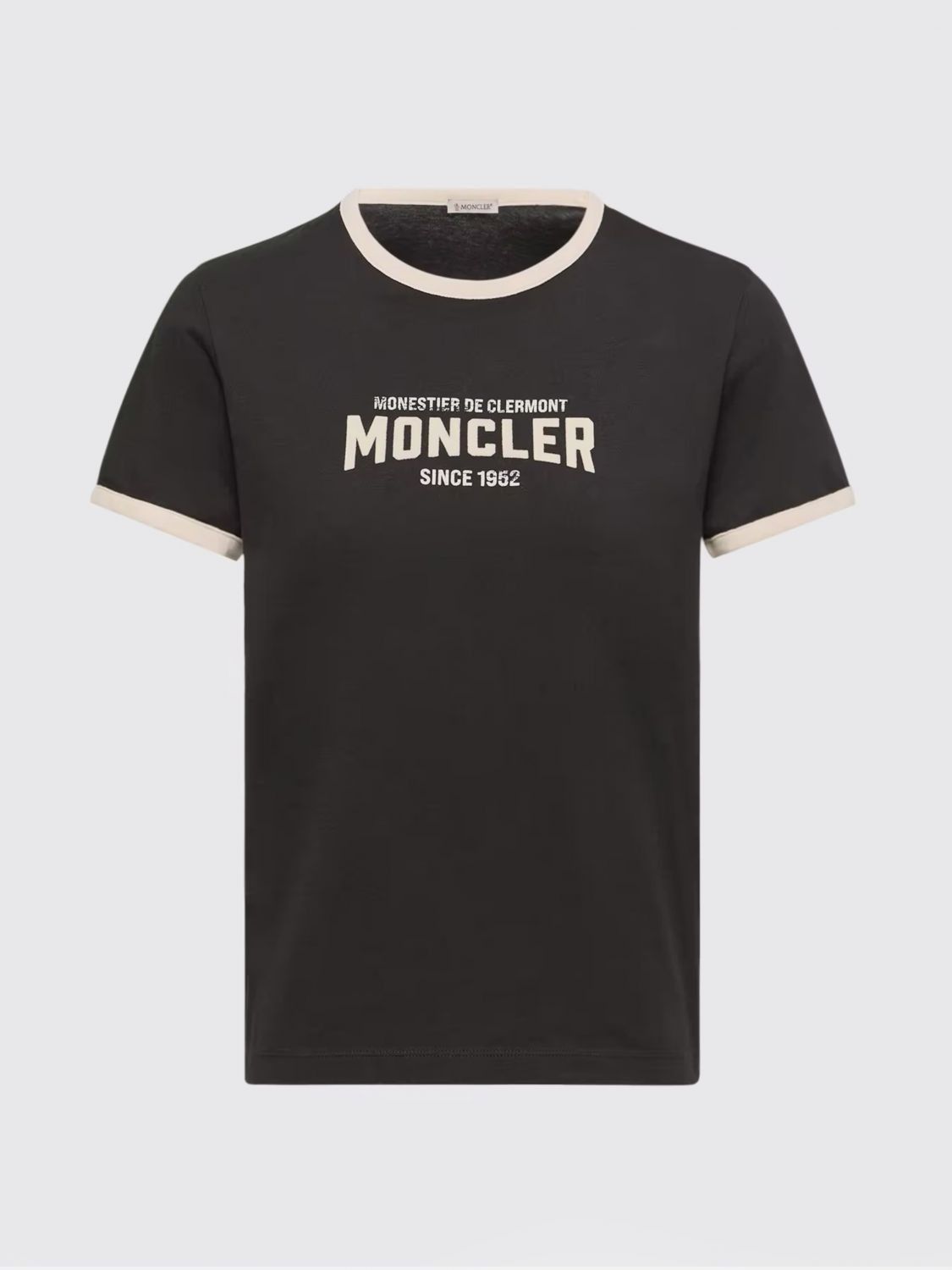 Moncler Moncler T-Shirt Woman Black Size M / US 6-8 / IT 42-44 - 1 Preview