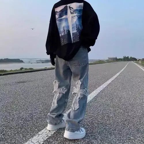 Japanese Brand Momoko x Rina High Street Cross Patch Denim Pant Size US 32 / EU 48 - 6 Thumbnail